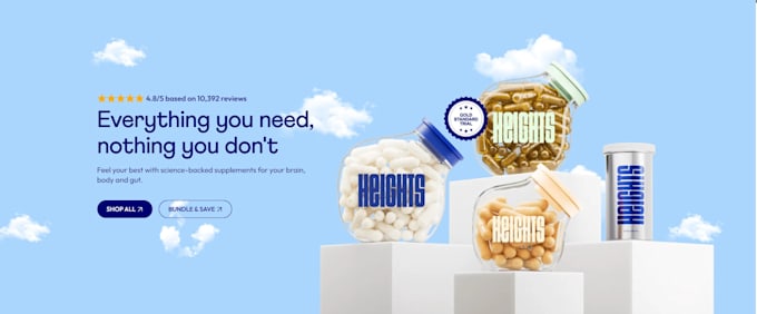 design high converting web banners for sales