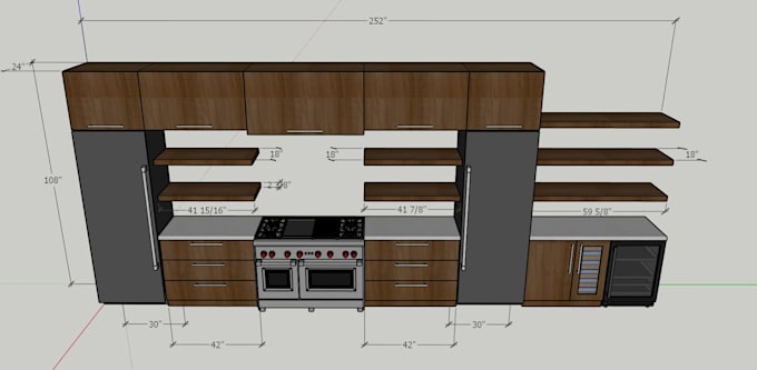 make 3d model in sketchup