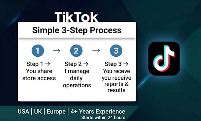 be your tiktok shop VA for dropshipping management and ecommerce store
