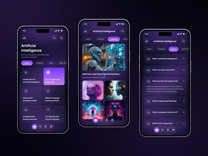 mobile app development ios or android, ai app development, figma to flutter app