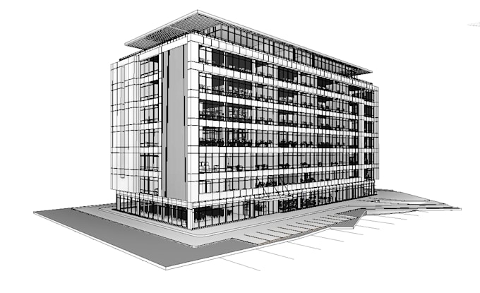 create a professional revit 3d model from your plans