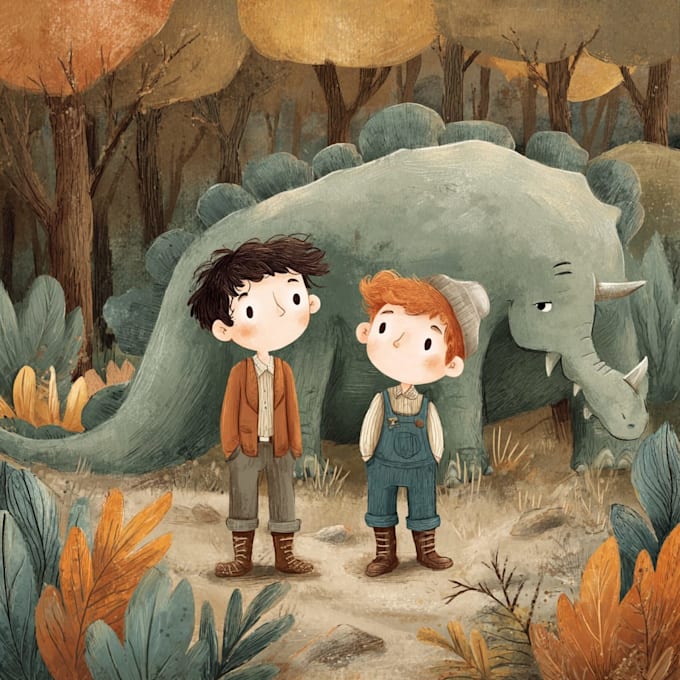 draw amazon KDP professional children book illustration