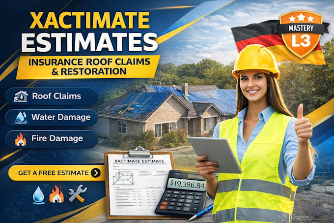 Estimation xactimate pour réclamation d'assurance, restauration de ...
