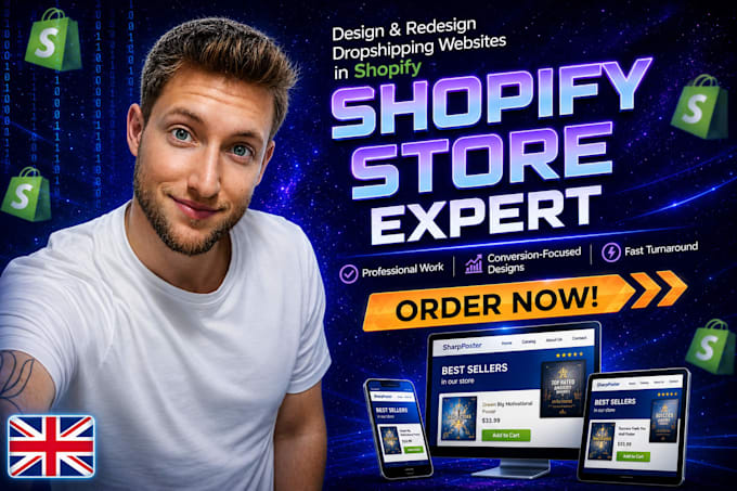 build you a ready to sell dropshipping shopify store