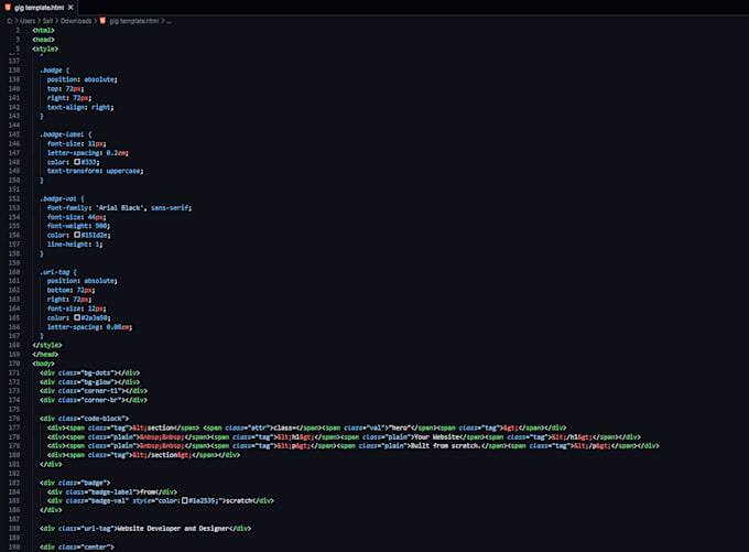 build a clean and functional website from scratch