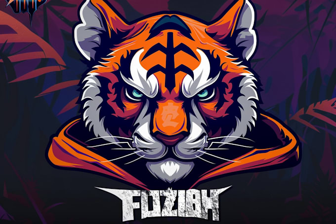 design a professional mascot logo for brand or stream