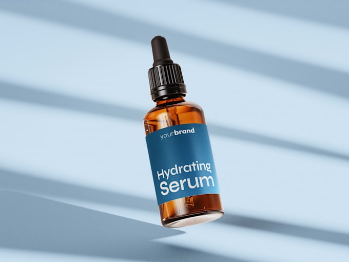 create custom bottle label and packaging design