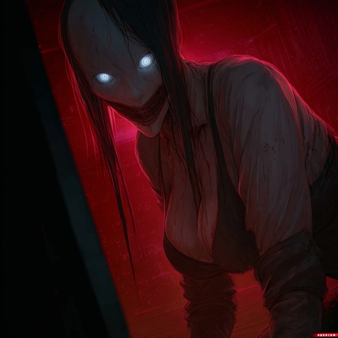make a dark horror and fantasy horror character