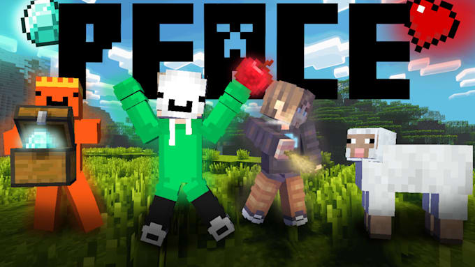 create professional minecraft thumbnails