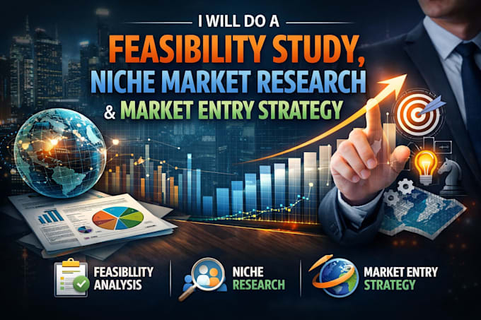 do a feasibility study niche market research and market entry strategy