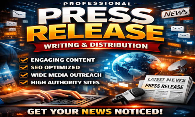 professional press release distribution and press release writing