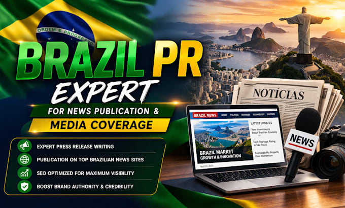brazil PR expert for news publication and media coverage