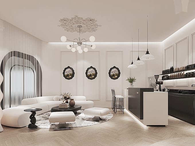 do hair salon,beauty salon ,spa 3d realistic rendering