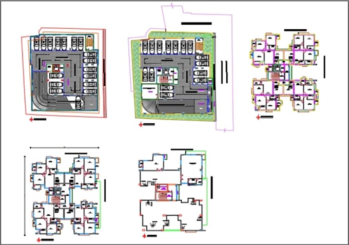 Do 2d autocad permit set architecture drawing, structural city permit ...