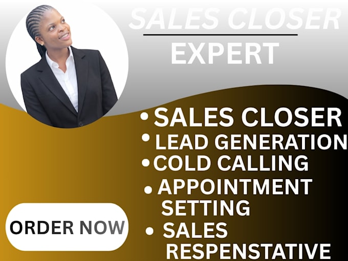 be your high ticket sales closer and appointment setter