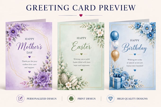 design beautiful greeting cards for any occasion