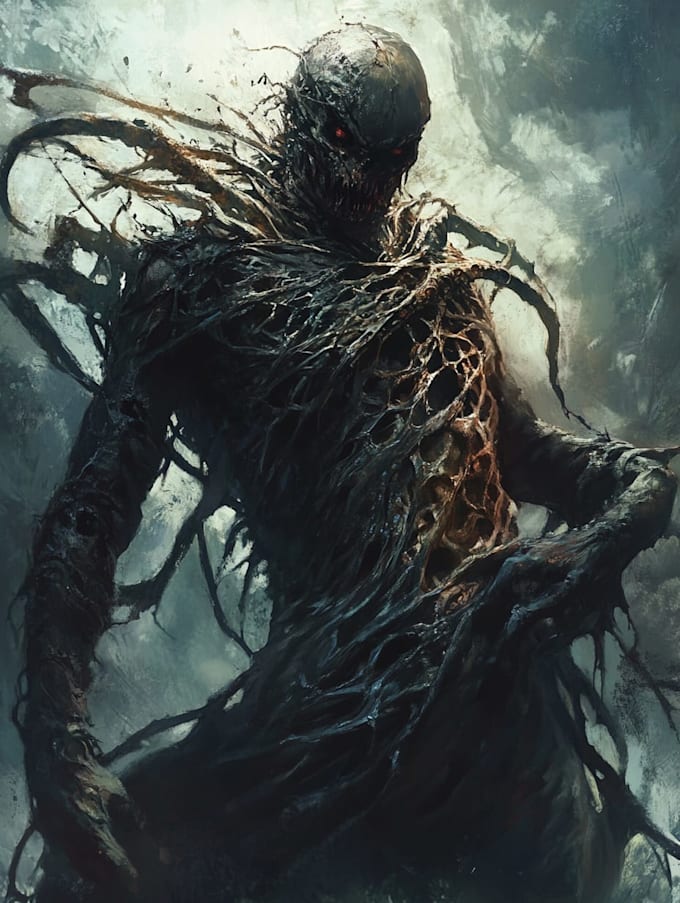 do horror character design