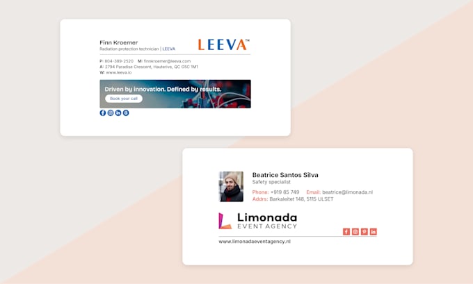 create clickable HTML email signature for gmail, outlook and apple mail
