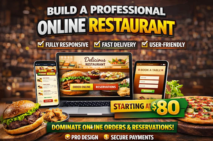 design a modern wordpress restaurant website