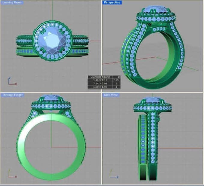 do custom 3d jewelry cad design 3d cad modeling for 3d printing and rendering