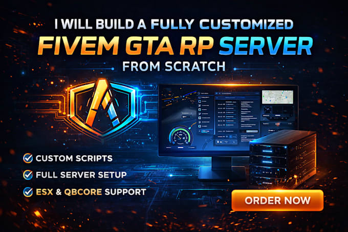 build a fully customized fivem gta rp server from scratch