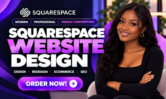 do modern squarespace website design, redesign squarespace website development