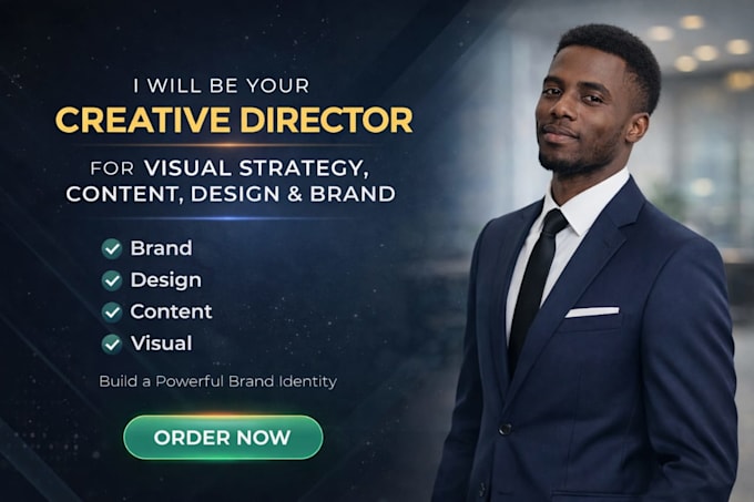 be your creative director for visual strategy, content, design and brand