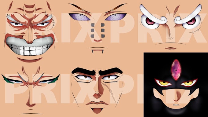 draw any roblox anime face for a decent quality