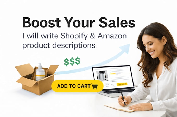 write shopify and amazon product descriptions