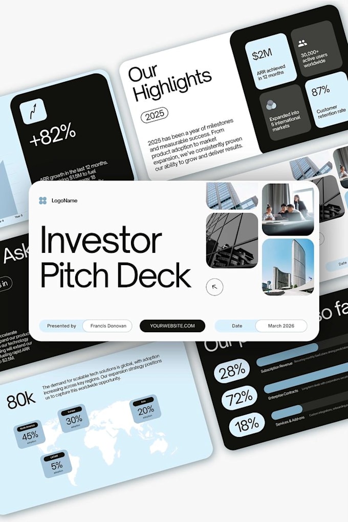 redesign professional powerpoint presentation business powepoint