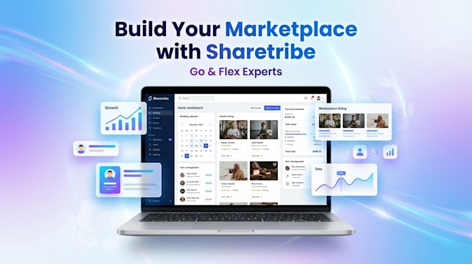 develop sharetribe marketplace multivendor website using sharetribe go, flex
