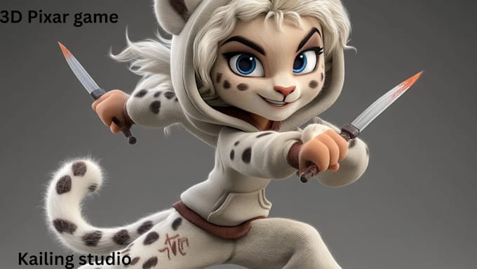 do 3d pixar game blender model unreal engine character video game
