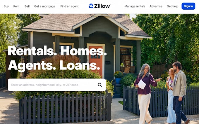 build wix property developer website real estate development company website