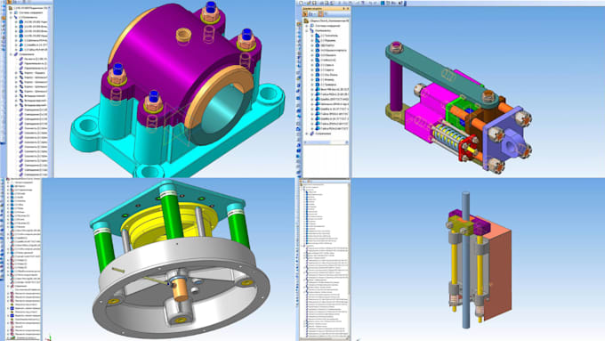 mechanical parametric solidworks 3d cad modeling injection molding for cnc parts