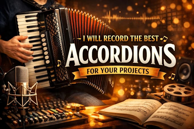 record the best accordions for your projects