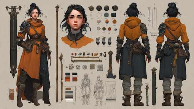 Make a character sheet for your custom character by Danniwyatthodge ...