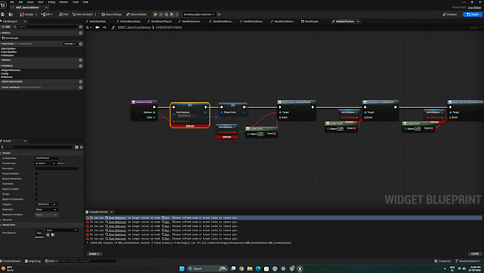 fix of issues in unreal engine