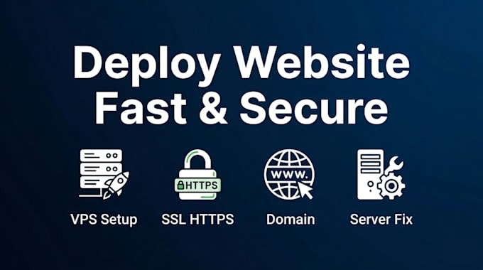 deploy your website on vps with domain and SSL setup