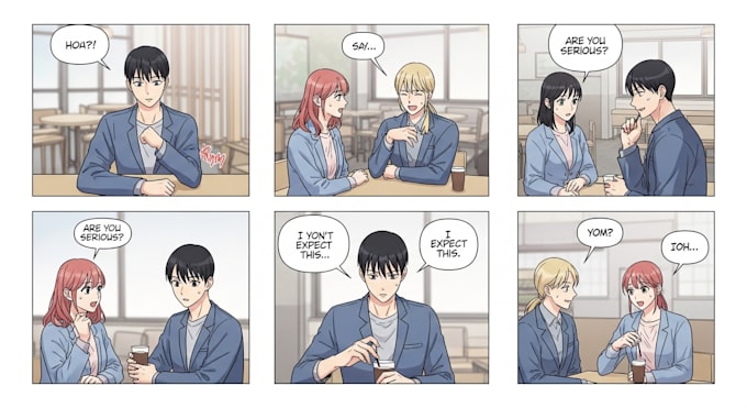 create webtoon manga webcomic and anime comic panels professionally