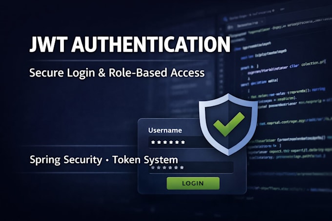 develop rest API with spring boot and jwt authentication