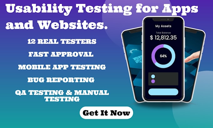 do app testing, QA testing, and usability testing for your app