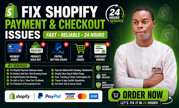 fix shopify payment product sold out issues paypal button cart checkout 24 hours