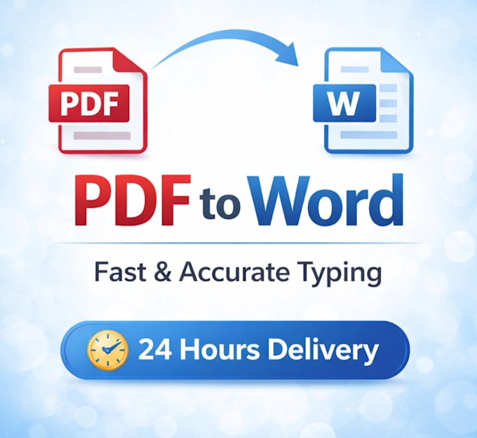 convert PDF, images or handwritten notes to word