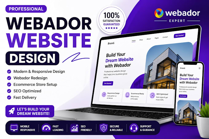 build webador website design webador website redesign webador ecommerce store