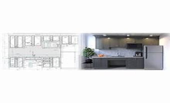 create millwork shop drawings for kitchen cabinets and wardrobes