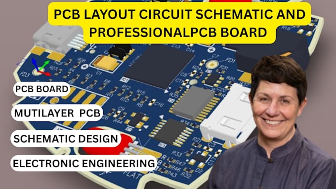 design pcb layout circuit schematic and professional pcb boards