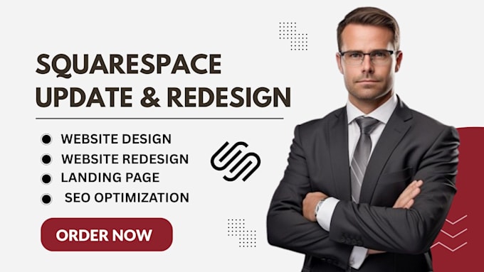 update squarespace website design redesign squarespace development