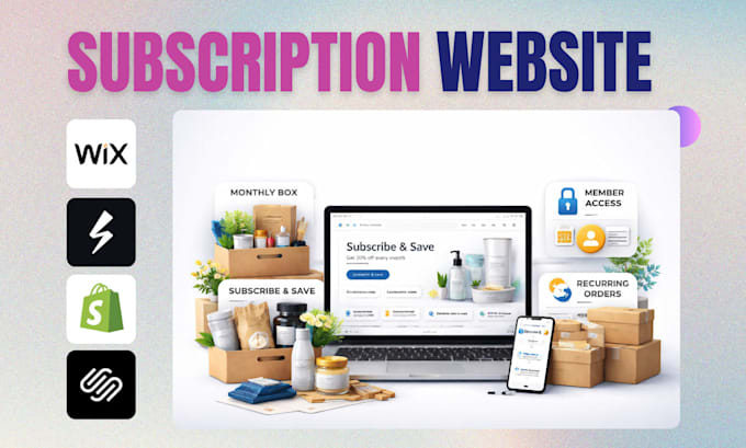edit squarespace website with memberhip, design redesign wix online course site