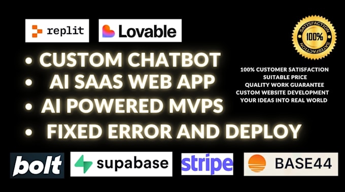 fix lovable base44 replit bolt supabase