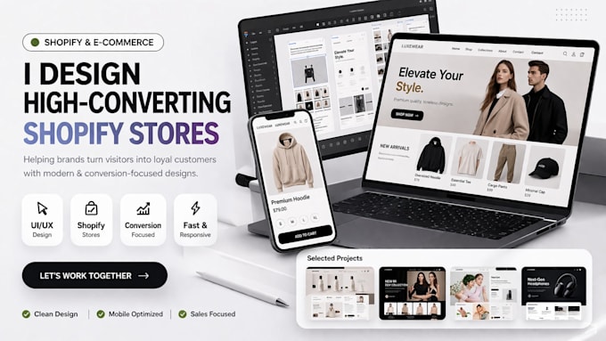 create a sales focused e commerce store on shopify